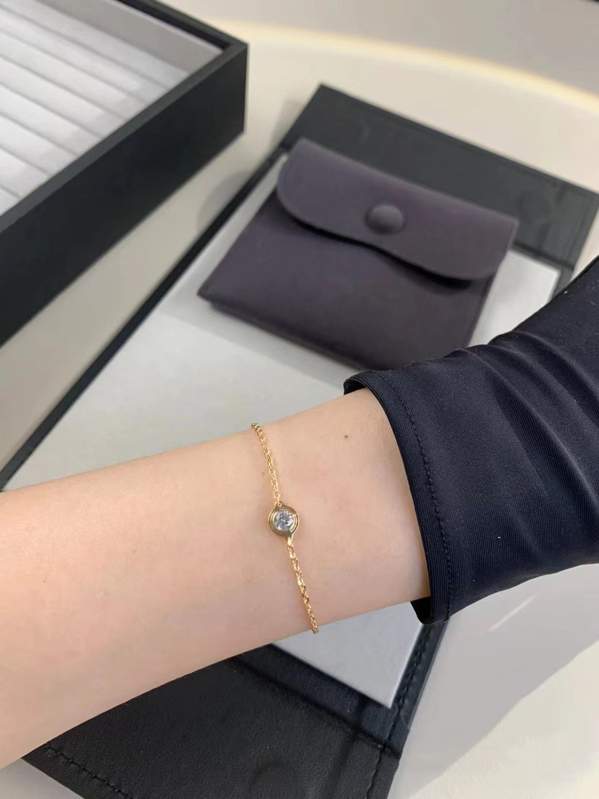 [Super CiCi ]DAMOUR DIAMOND LINK BRACELET