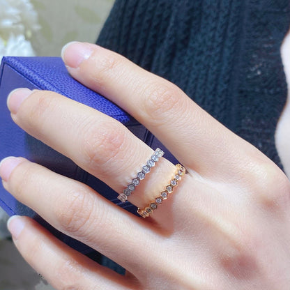 [Super CiCi ]BEE LOVE DIAMOND PAVED SMALL RING