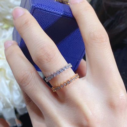 [Super CiCi ]BEE LOVE DIAMOND PAVED SMALL RING