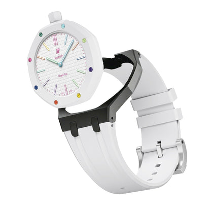 [Super CiCi]Royal Oak Pop Exclusive Bioceramic Case & Silicone Strap Mix Color