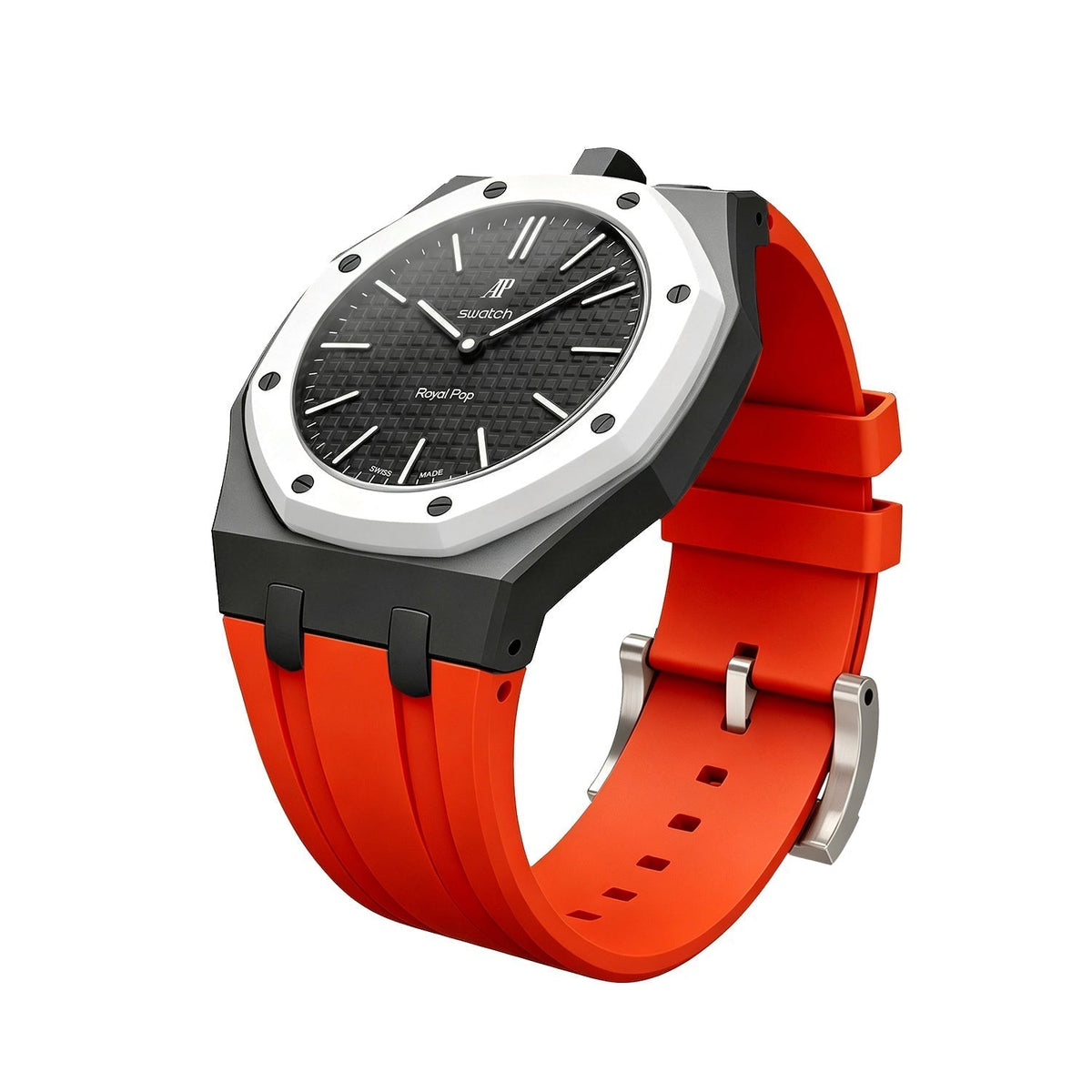 [Super CiCi]Royal Oak Pop Exclusive Bioceramic Case & Silicone Strap Mix Color