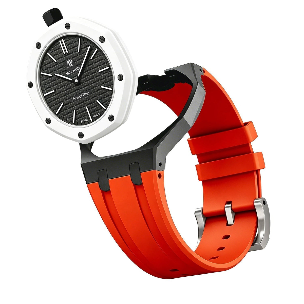 [Super CiCi]Royal Oak Pop Exclusive Bioceramic Case & Silicone Strap Mix Color