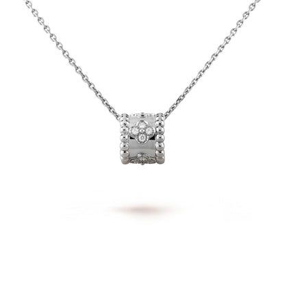 [Super CiCi ]PERLEE PEDANT SIVLER DIAMOND NECKLACE