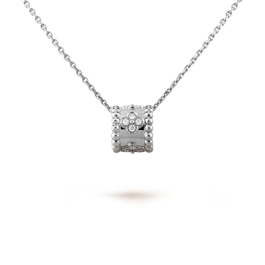 [Super CiCi ]PERLEE PEDANT SIVLER DIAMOND NECKLACE