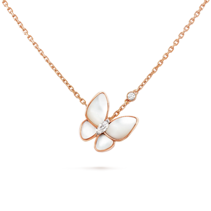 [Super CiCi ]BUTTERFLY MOP DIAMOND NECKLACE