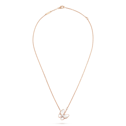 [Super CiCi ]BUTTERFLY MOP DIAMOND NECKLACE