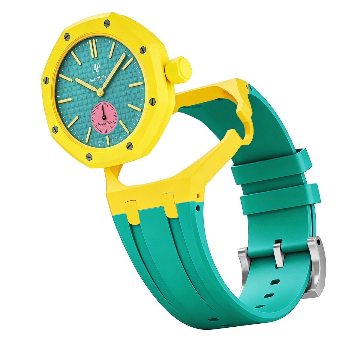 [Super CiCi]Royal Oak Pop Exclusive Bioceramic Case & Silicone Strap Mix Color