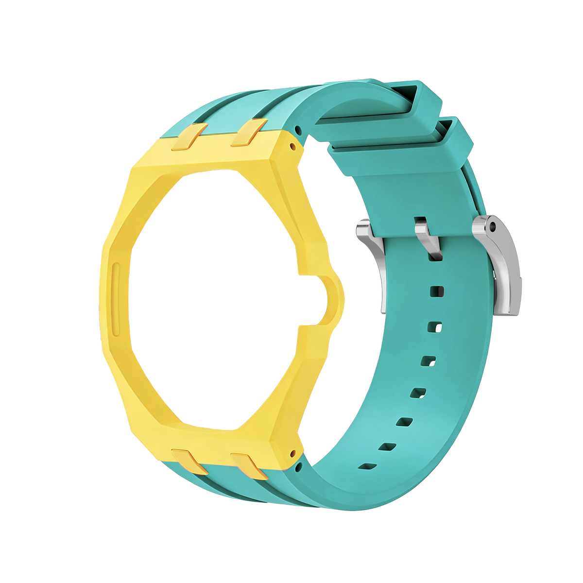 [Super CiCi]Royal Oak Pop Exclusive Bioceramic Case & Silicone Strap Mix Color