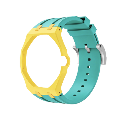 [Super CiCi]Royal Oak Pop Exclusive Bioceramic Case & Silicone Strap Mix Color
