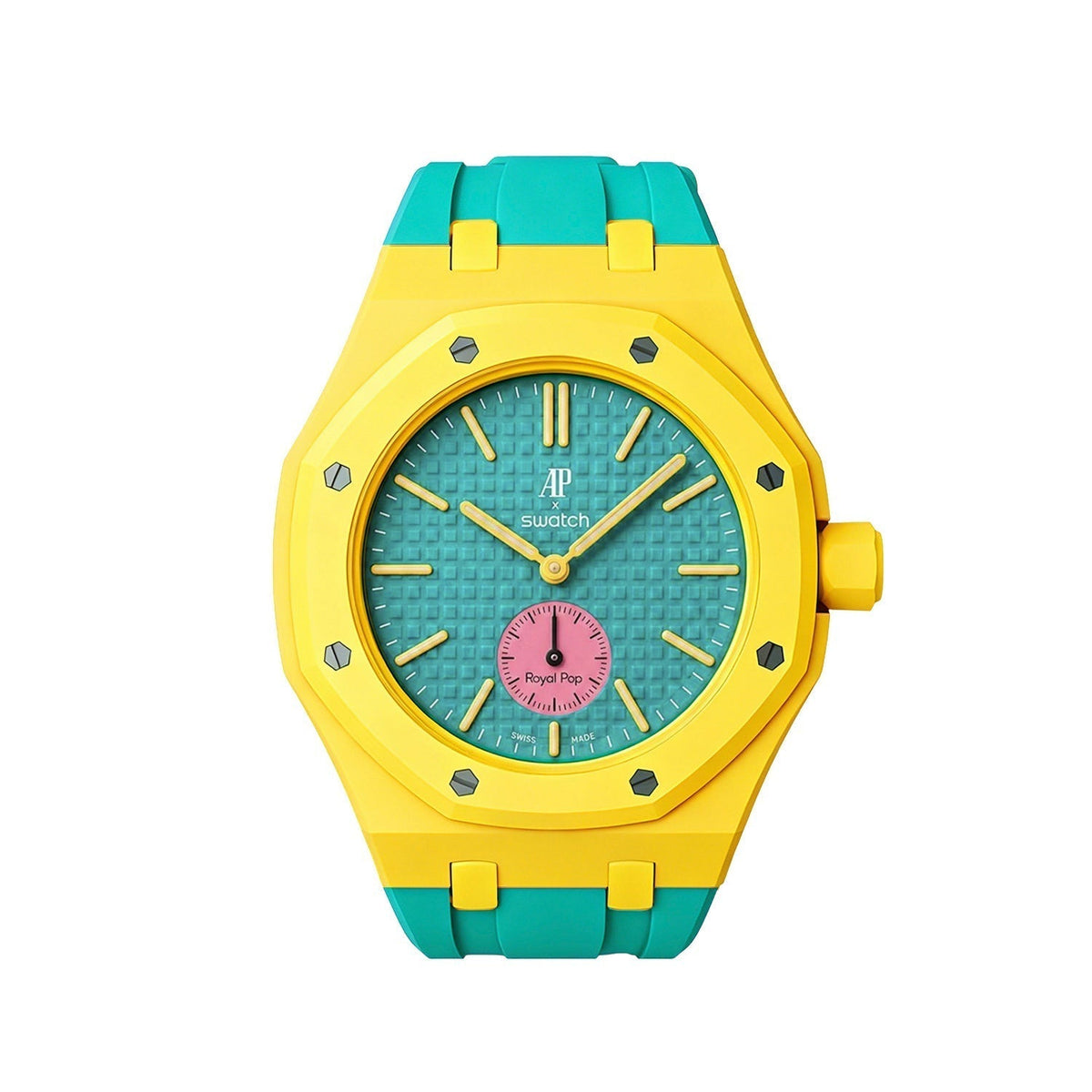 [Super CiCi]Royal Oak Pop Exclusive Bioceramic Case & Silicone Strap Mix Color
