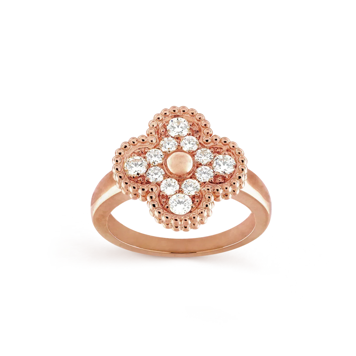 [Super CiCi ]CLOVER DIAMOND RING