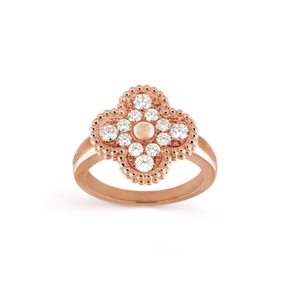 [Super CiCi ]CLOVER DIAMOND RING
