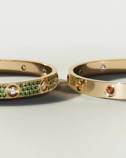 [Super CiCi]CLASSIC 6.1MM LOVE BRACELET 10-DIAMOND FULL PAVÉ