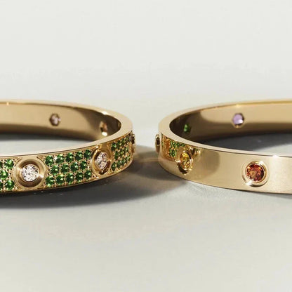 [Super CiCi]CLASSIC 6.1MM LOVE BRACELET 10-DIAMOND MULTICOLOR