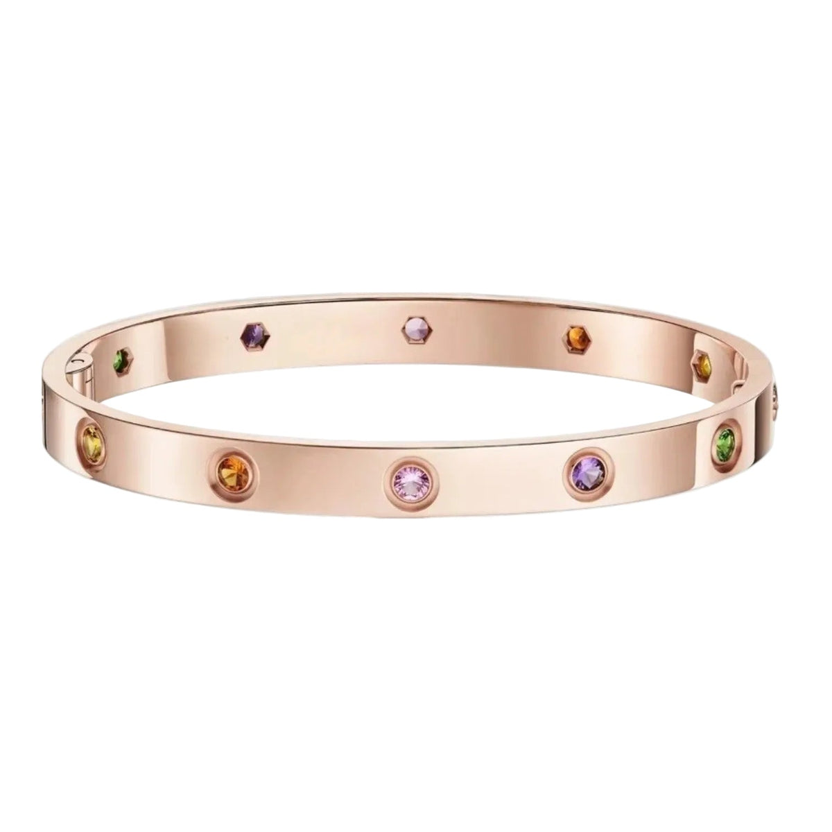 [Super CiCi]CLASSIC 6.1MM LOVE BRACELET 10-DIAMOND MULTICOLOR