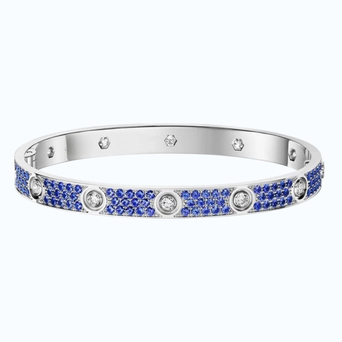 [Super CiCi]CLASSIC 6.1MM LOVE BRACELET 10-DIAMOND FULL PAVÉ