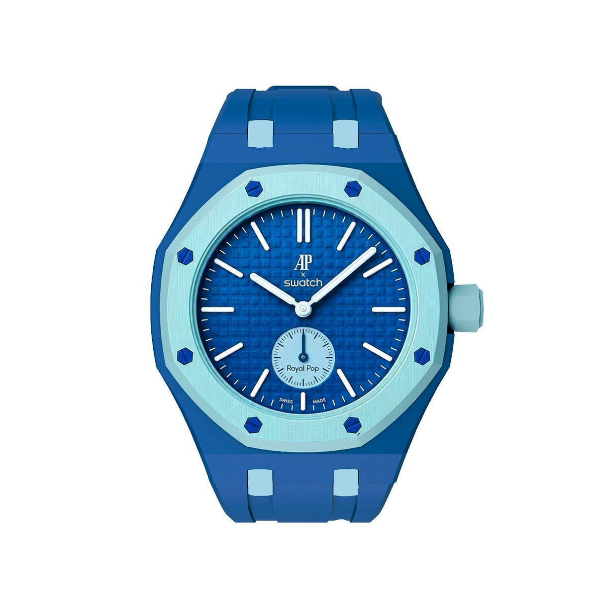 [Super CiCi]Royal Oak Pop Exclusive Bioceramic Case & Silicone Strap Mix Color