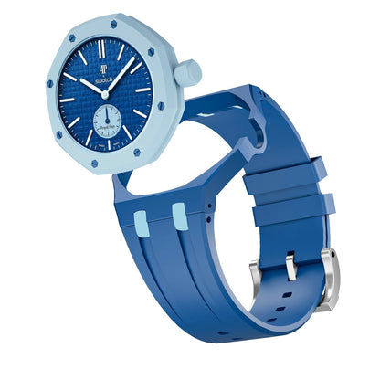 [Super CiCi]Royal Oak Pop Exclusive Bioceramic Case & Silicone Strap Mix Color