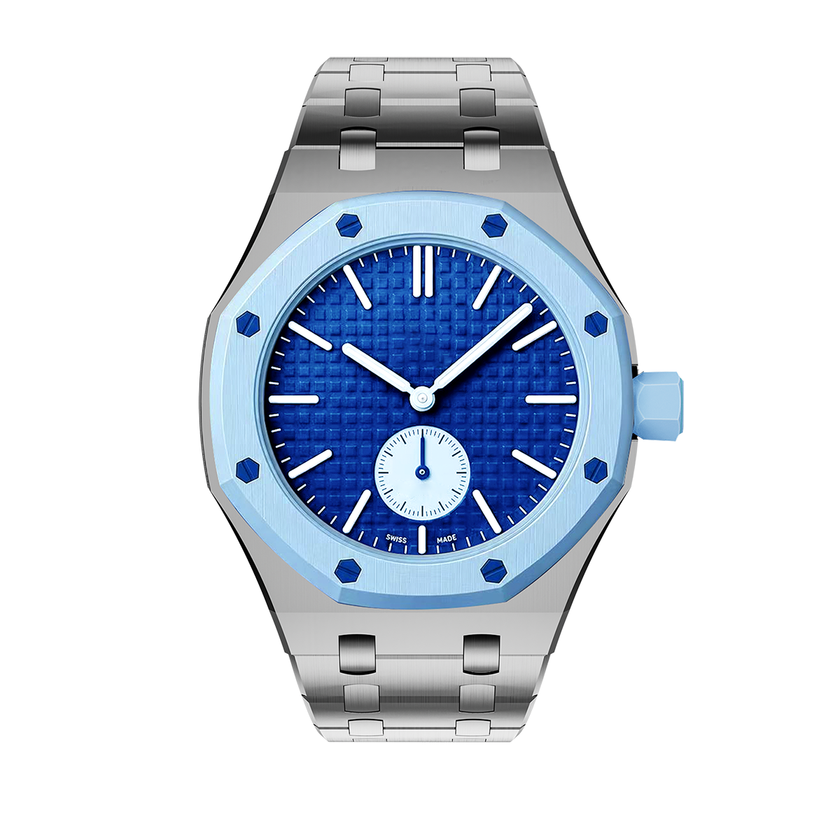 [Super CiCi]OAK POP EXCLUSIVE SILVER STEEL STRAP