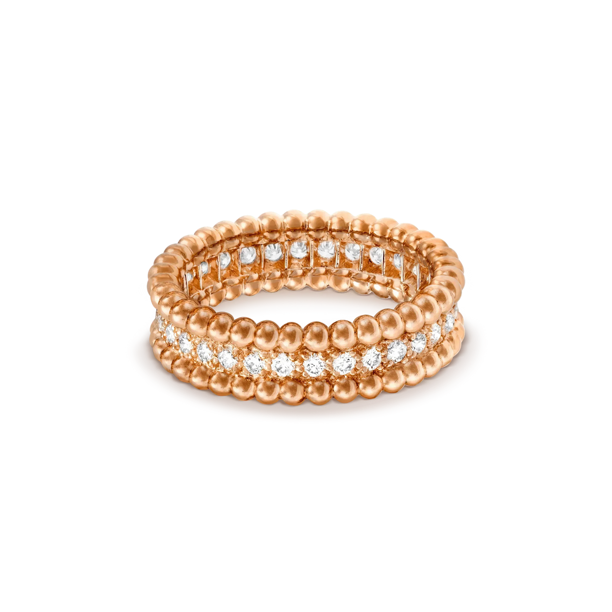 [Super CiCi ]PERLEE DIAMOND ROSE GOLD RING