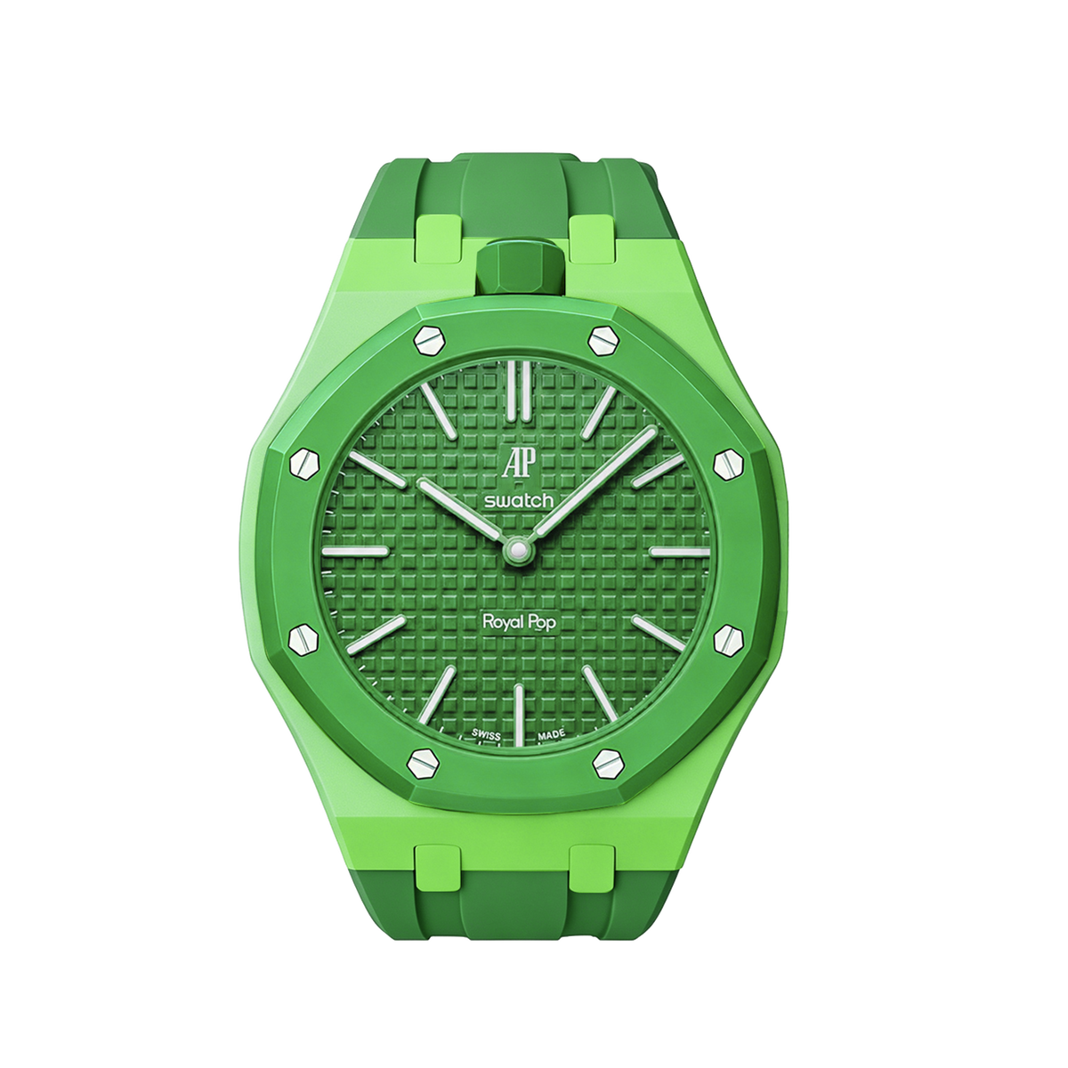 [Super CiCi]Royal Oak Pop Exclusive Bioceramic Case & Silicone Strap Mix Color