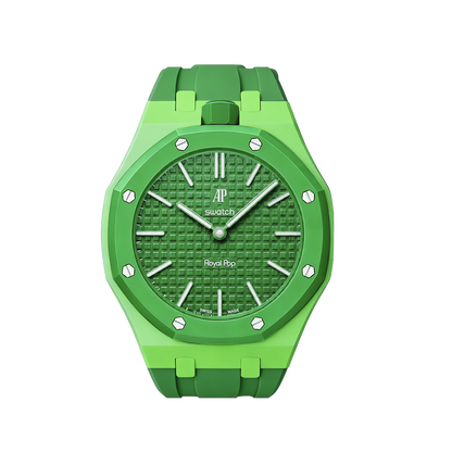 [Super CiCi]Royal Oak Pop Exclusive Bioceramic Case & Silicone Strap Mix Color
