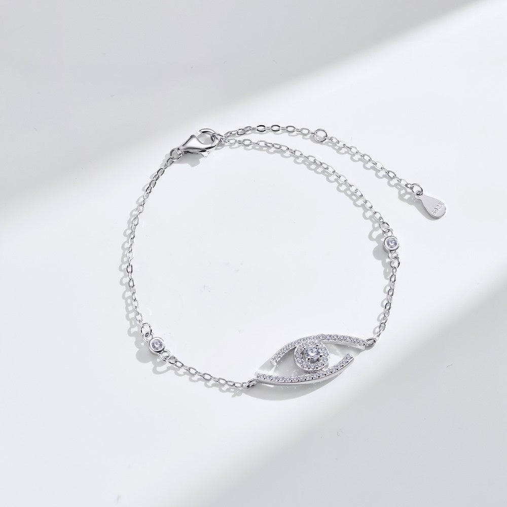 [Super CiCi]Lucky Eye Pave-Set Diamond Bracelet