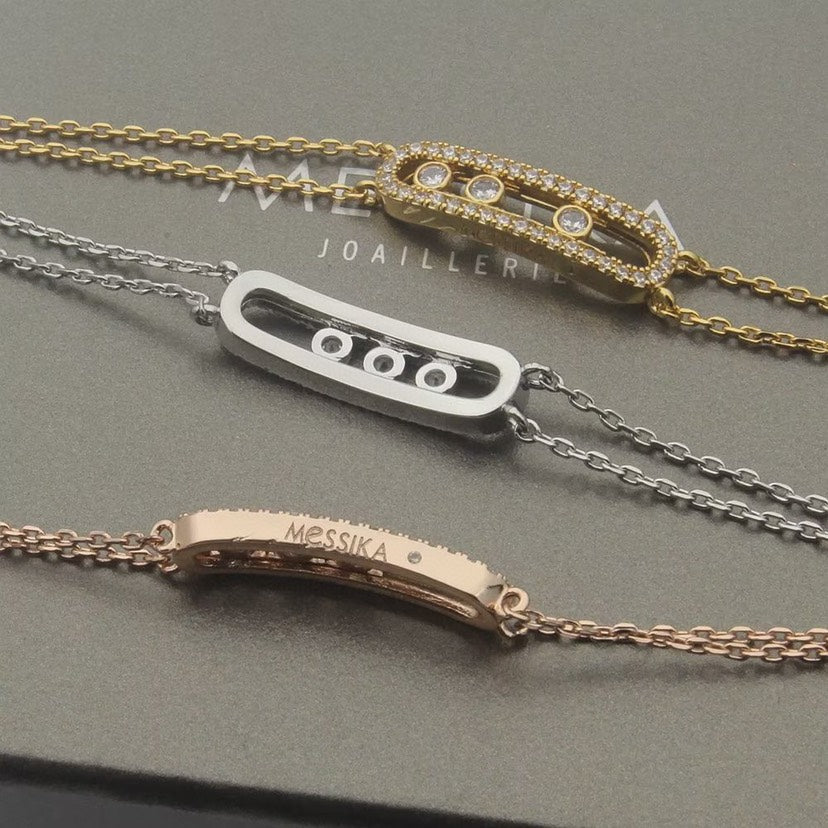 [Super CiCi] Move Classique pav¨¦ bracelet