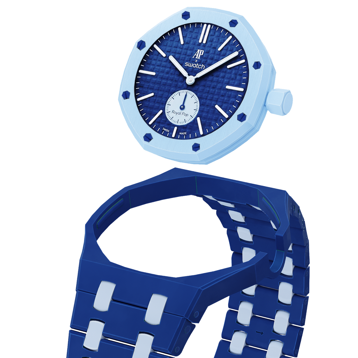 [Super CiCi]Royal Oak Pop Exclusive Bioceramic Case & Bioceramic Strap Mix Color