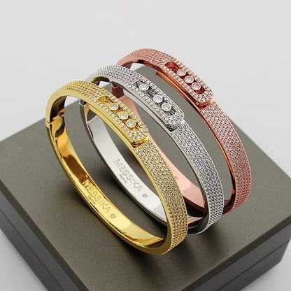 [Super CiCi]Move Noa Full Pav¨¦ Diamond Bangle Bracelet