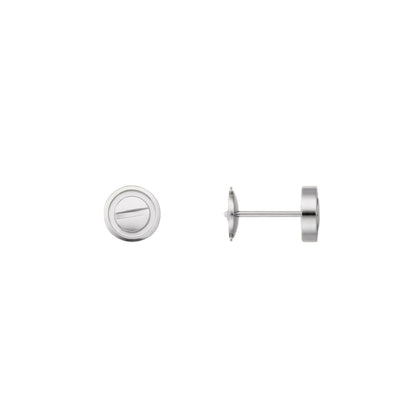 [Super CiCi]LOVE 7.2MM HOOP EARRINGS