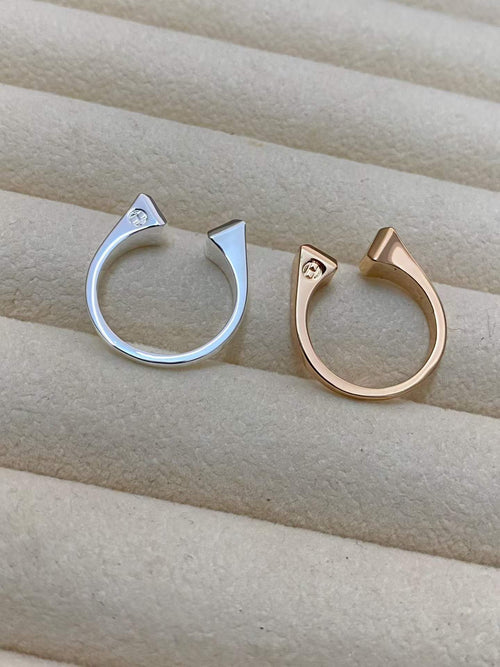 [Super CiCi]THE CONE RIVET RING IS OPEN AND ONE SIZE FITS ALL
