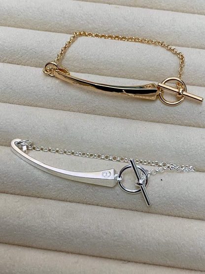 [Super CiCi]CLOU DE FORGE BRACELET WITH SQUARE CONE STUDS