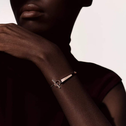 [Super CiCi]CLOU DE FORGE BRACELET WITH SQUARE CONE STUDS