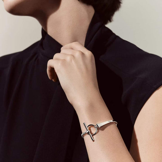 [Super CiCi]CLOU DE FORGE BRACELET WITH SQUARE CONE STUDS