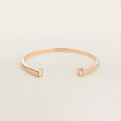 [Super CiCi]CLOU DE FORGE SQUARE CONE STUDS OPEN CUFF ONE SIZE