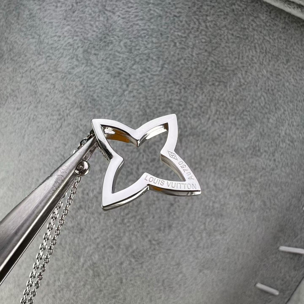 [Super CiCi]FOUR-LEAF CLOVER OPENWORK NECKLACE