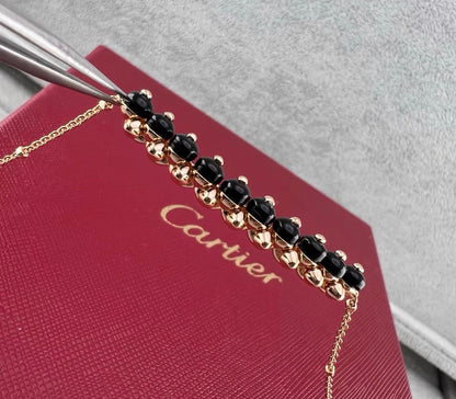 [Super CiCi]CLASH COLLECTION AGATE CHALCEDONY STUD NECKLACE