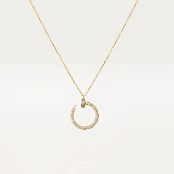 [Super CiCi ]JUSTE NECKLACE GOLD DIAMONDS
