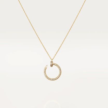 [Super CiCi ]JUSTE NECKLACE GOLD DIAMONDS