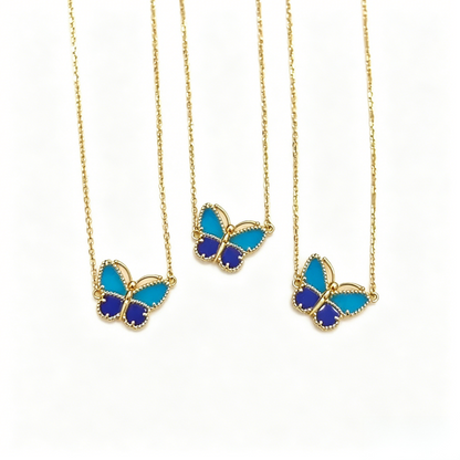 [Super CiCi] 2026 NEW LUCKY BUTTERFLY 1 MOTIFS NECKLACE