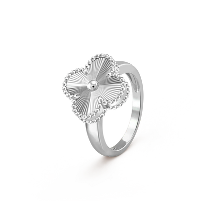 [Super CiCi ]CLOVER SILVER RING