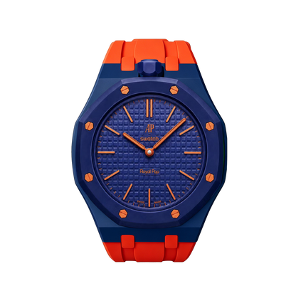[Super CiCi]Royal Oak Pop Exclusive Bioceramic Case & Silicone Strap Mix Color