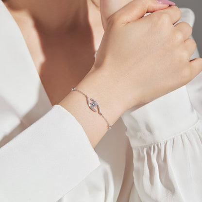 [Super CiCi]Lucky Eye Pave-Set Diamond Bracelet