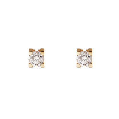 [Super CiCi]C DE DIAMOND STUD EARRINGS