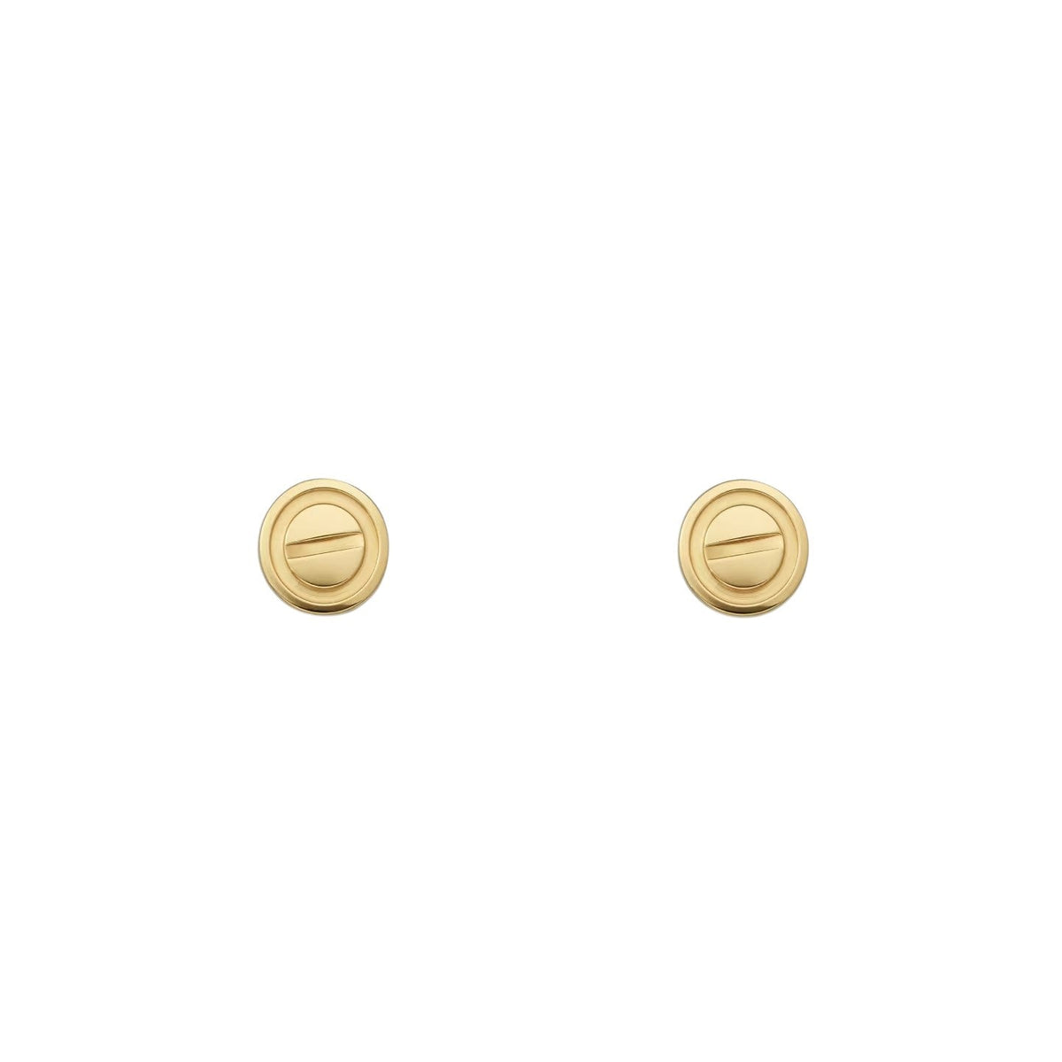 [Super CiCi]LOVE 7.2MM HOOP EARRINGS