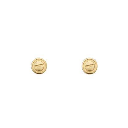 [Super CiCi]LOVE 7.2MM HOOP EARRINGS