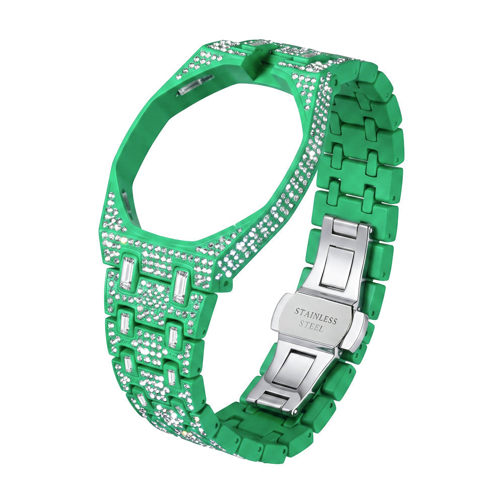 [Super CiCi]Royal Oak Pop Exclusive Bioceramic Case & Bioceramic Strap Full Diamond