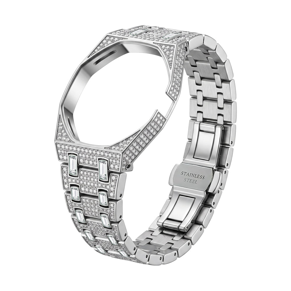 [Super CiCi]Royal Oak Pop Exclusive Bioceramic Case & Bioceramic Strap Full Diamond