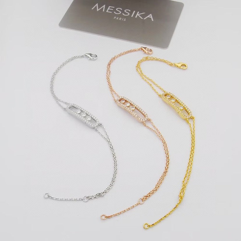 [Super CiCi] Move Classique pav¨¦ bracelet